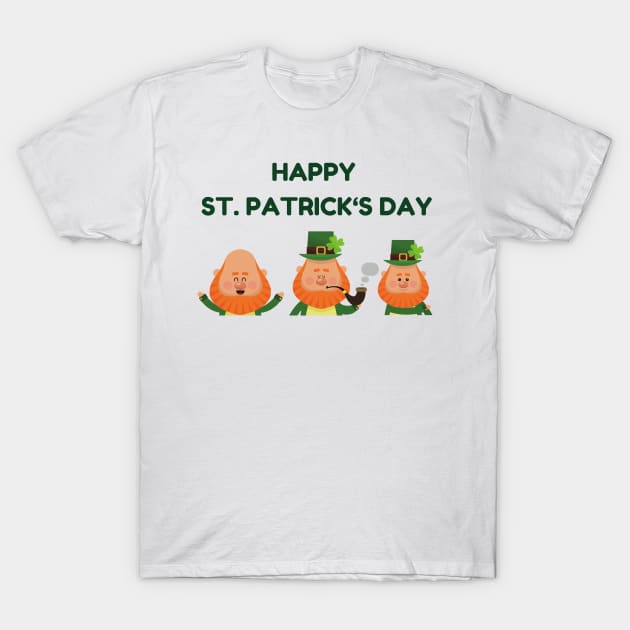 Happy St. Patrick’s Day T-Shirt by AllPrintsAndArt